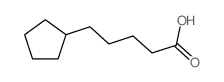 5-cyclopentylpentanoic acid结构式