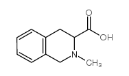 2-METHYL-1,2,3,4-TETRAHYDRO-ISOQUINOLINE-3-CARBOXYLIC ACID Structure