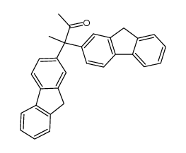 3,3-di(9H-fluoren-2-yl)butan-2-one Structure