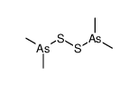 dimethylarsino dimethyldithioarsinate Structure