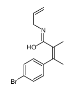 (Z)-N-Allyl-4-bromo-α,β-dimethylcinnamamide结构式