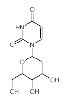 2,4(1H,3H)-Pyrimidinedione,1-(2-deoxy-b-D-ribo-hexopyranosyl)- picture