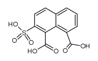 2-sulfo-naphthalene-1,8-dicarboxylic acid Structure