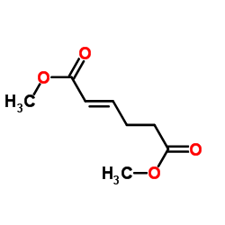 Dimethyl (2E)-2-hexenedioate结构式