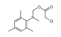 (N,2,4,6-tetramethylanilino)methyl 2-chloroacetate结构式