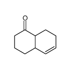 (4aR,8aR)-3,4,4a,7,8,8a-hexahydro-2H-naphthalen-1-one Structure