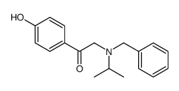 2-[benzyl(propan-2-yl)amino]-1-(4-hydroxyphenyl)ethanone结构式