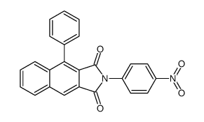 2-(4-nitrophenyl)-4-phenylbenzo[f]isoindole-1,3-dione Structure