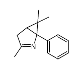 3,6,6-trimethyl-1-phenyl-2-azabicyclo[3.1.0]hex-2-ene结构式