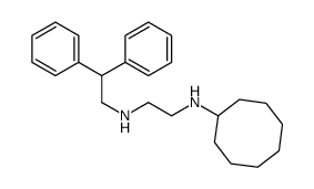 N'-cyclooctyl-N-(2,2-diphenylethyl)ethane-1,2-diamine Structure