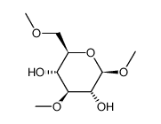 Methyl-2,4,6-tri-O-methyl-β-D-glucopyranosid Structure