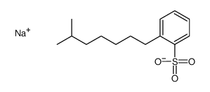 sodium,2-(6-methylheptyl)benzenesulfonate Structure