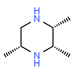 Piperazine, 2,3,5-trimethyl-, (2R,3S,5R)-rel- (9CI)结构式