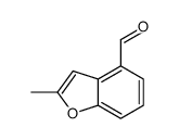 4-Benzofurancarboxaldehyde,2-methyl- structure