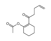 (2-pent-4-enoylcyclohexen-1-yl) acetate结构式