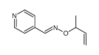 (E)-N-but-3-en-2-yloxy-1-pyridin-4-ylmethanimine结构式