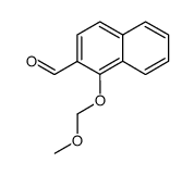 1-(methoxymethoksy)-2-naphthaldehyde Structure