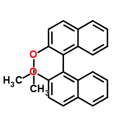 2,2'-Dimethoxy-1,1'-binaphthalen Structure