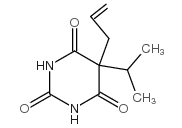 烯丙异丙巴比妥结构式