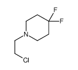 1-(2-chloroethyl)-4,4-difluoropiperidine Structure