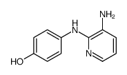 4-[(3-aminopyridin-2-yl)amino]phenol Structure