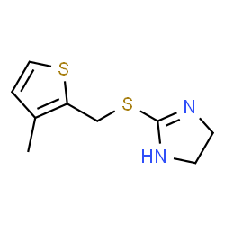 2-Imidazoline,2-[(3-methyl-2-thenyl)thio]-(8CI)结构式