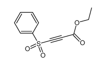 ethyl β-(phenylsulfonyl)propiolate Structure