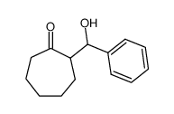 erythro-2-(hydroxyphenylmethyl)cycloheptanone Structure