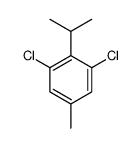 1,3-dichloro-5-methyl-2-propan-2-ylbenzene结构式