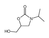 5-(hydroxymethyl)-3-(1-methylethyl)oxazolidin-2-one结构式