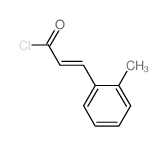 (E)-3-O-TOLYLACRYLOYLCHLORIDE Structure