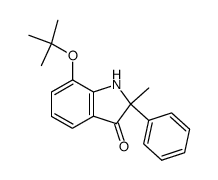 7-(tert-butoxy)-2-methyl-2-phenylindolin-3-one Structure