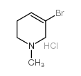 3-BROMO-1-METHYL-1,2,5,6-TETRAHYDROPYRIDINE HYDROCHLORIDE Structure