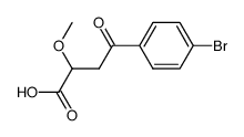 4-(4-bromo-phenyl)-2-methoxy-4-oxo-butyric acid结构式