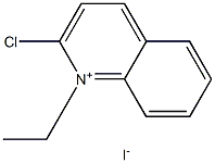 1-ethyl-2-chloro-quinolinium iodide Structure