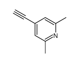 4-乙炔-2,6-二甲基吡啶结构式