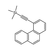 4-ethynyltrimethylsilyl-phenanthrene Structure