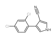 4-(2,4-Dichlorophenyl)-1H-pyrrole-3-carbonitrile Structure