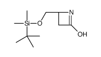 (4S)-4-[[tert-butyl(dimethyl)silyl]oxymethyl]azetidin-2-one Structure