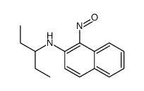 1-nitroso-N-pentan-3-ylnaphthalen-2-amine结构式