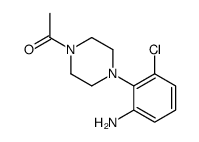 2-(4-ACETYL-PIPERAZIN-1-YL)-3-CHLOROANILINE Structure