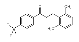 3-(2,6-DIMETHYLPHENYL)-4'-TRIFLUOROMETHYLPROPIOPHENONE structure