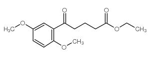 ETHYL 5-(2,5-DIMETHOXYPHENYL)-5-OXOVALERATE结构式