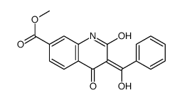 methyl 3-[hydroxy(phenyl)methylidene]-2,4-dioxo-1H-quinoline-7-carboxylate Structure