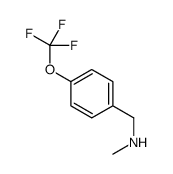 N-Methyl-1-[4-(trifluoromethoxy)phenyl]methanamine Structure