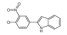 2-(4-chloro-3-nitrophenyl)-1H-indole Structure