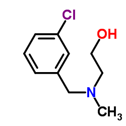 2-[(3-Chlorobenzyl)(methyl)amino]ethanol structure