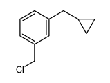 1-(chloromethyl)-3-(cyclopropylmethyl)benzene Structure