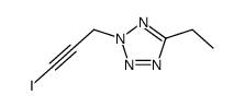 5-ethyl-2-(3-iodoprop-2-ynyl)tetrazole结构式