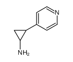 2-pyridin-4-ylcyclopropan-1-amine结构式